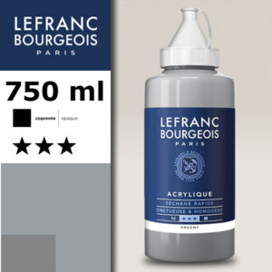 710 - Argento 750 ML Acrilico Lefranc Bourgeois Fine