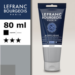 710 - Argento 80 ML Acrilico Fine Lefranc Bourgeois