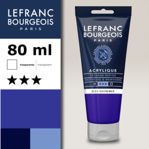 043 - Oltremare 80 ML Acrilico Fine Lefranc Bourgeois