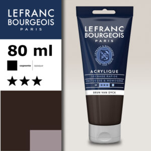 111 - Bruno Van Dyck 80 ML Acrilico Fine Lefranc Bourgeois