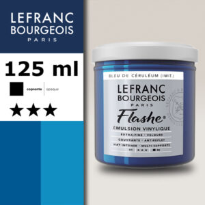 065 - Blu Ceruleo (Imit.) S1  125 ML Acrilico Extra-Fine Flashe Lefranc Bourgeois