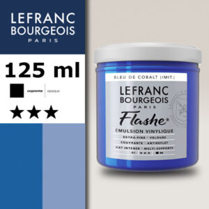 064 - Blu Cobalto (Imit.) S1  125 ML Acrilico Extra-Fine Flashe Lefranc Bourgeois