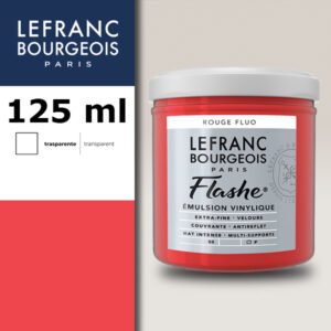 409 - Rosso Fluo S3 125 ML Acrilico Extra-Fine Flashe Lefranc Bourgeois