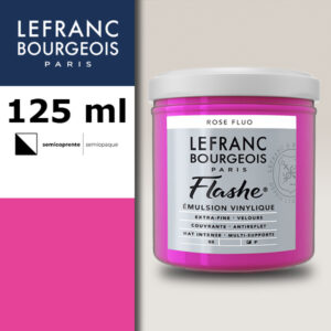 408 - Rosa Fluo S3 125 ML Acrilico Extra-Fine Flashe Lefranc Bourgeois