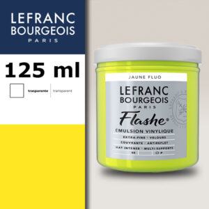 163 - Giallo Fluo S3 125 ML Acrilico Extra-Fine Flashe Lefranc Bourgeois