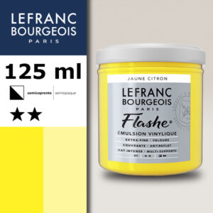 169 - Giallo Limone S1 125 ML Acrilico Extra-Fine Flashe Lefranc Bourgeois