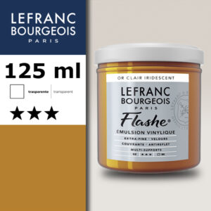 834 - Oro Chiaro Iridescente S2 125 ML Acrilico Extra-Fine Flashe Lefranc Bourgeois
