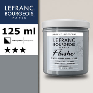 832 - Argento Iridescente S2 125 ML Acrilico Extra-Fine Flashe Lefranc Bourgeois