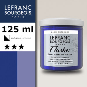 043 - Blu Oltremare S1 125 ML Acrilico Extra-Fine Flashe Lefranc Bourgeois