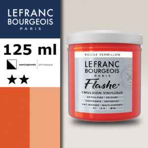 393 - Rosso Vermiglione S1 125 ML Acrilico Extra-Fine Flashe Lefranc Bourgeois