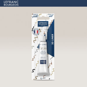 Oro Antico 3D LINER 20 ML Colori per Vetro e Ceramica Lefranc Bourgeois