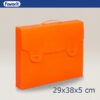 Valigetta NEON Arancio Fluo 38x29x5 cm PP ASS FAVORIT
