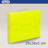 Valigetta NEON Giallo Fluo 38x29x5 cm PP ASS FAVORIT