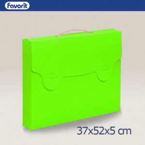 Valigetta NEON Verde Fluo 52X37X5 cm PP ASS FAVORIT