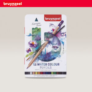 Confezione in Metallo 12 Matite Acquerellabili Expression Series BRUYNZEEL