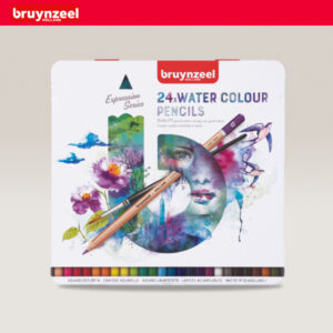 Confezione in Metallo 24 Matite Acquerellabili Expression Series BRUYNZEEL