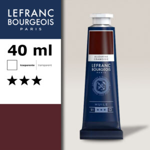 343 - Alizarin Crimson 40 ML Olio Fine Lefranc Bourgeois