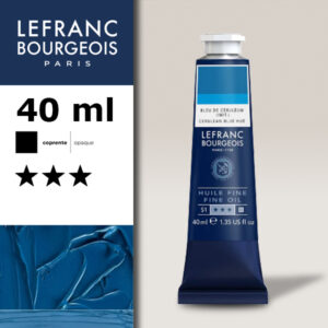 027 - Cerulean Blue Imit. 40 ML Olio Fine Lefranc Bourgeois