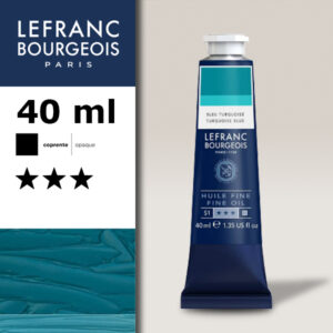 050 - Turquoise Blue 40 ML Olio Fine Lefranc Bourgeois
