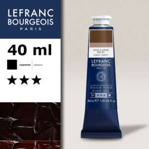 477 - Burnt Umber 40 ML Olio Fine Lefranc Bourgeois