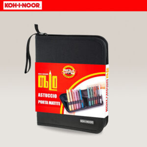 Astuccio Porta Matite OBLO Nero, 24 scomparti KOH-I-NOOR