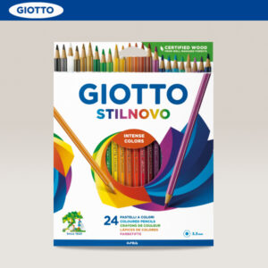 Confezione 24 pz. Pastelli a Colori STILNOVO Ø 3,3 mm GIOTTO