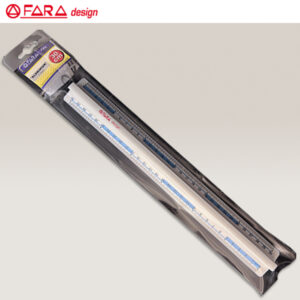 Righello Triplodecimetro 30 cm Alluminio Fara
