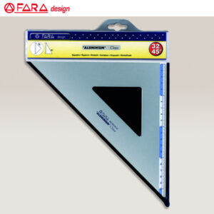 Squadra cm 32, 45° Alluminio Fara