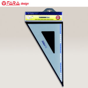 Squadra cm 32, 60° Alluminio Fara