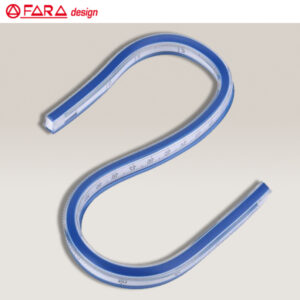 Curvilinea Flessibile 50 cm in Gomma Fara