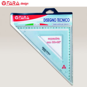 Squadra cm 30, 45° Plastica Fara