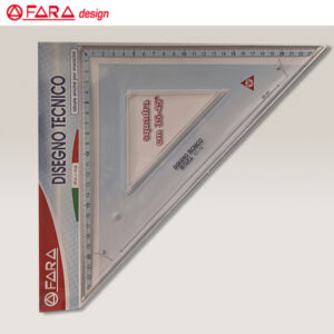Squadra cm 35, 45° Plastica Fara