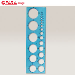 21 Cerchi da 2 mm a 36 mm Plastica Fara