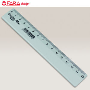 Righello 15 cm Metallo Fara