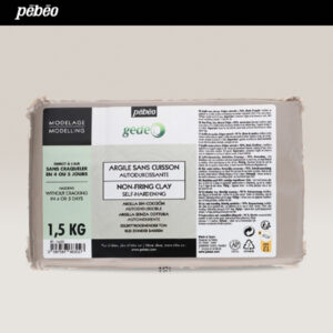 Argilla Bianca Senza Cottura GÉDÉO Panetto 1,5 KG PEBEO