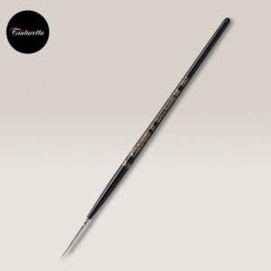 Pennello Serie 37 Pelo Martora Kolinsky Siberiana Tondo N° 4/0 Tintoretto