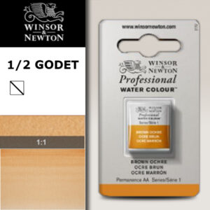 059 - Ocra bruno 1/2 Godet Acquerello Professional Winsor e Newton
