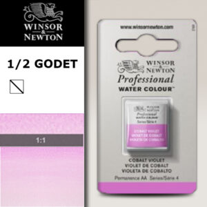 192 - Viola di cobalto 1/2 Godet Acquerello Professional Winsor e Newton
