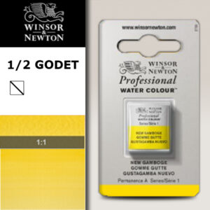 267 - Gommagutta nuova 1/2 Godet Acquerello Professional Winsor e Newton