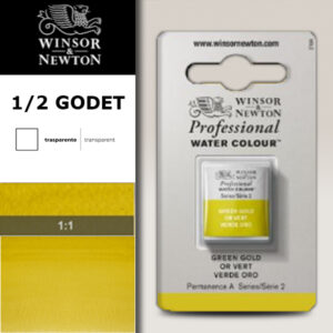 294 - Verde oro 1/2 Godet Acquerello Professional Winsor e Newton