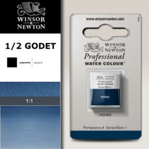 322 - Indigo 1/2 Godet Acquerello Professional Winsor e Newton