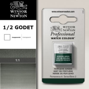 460 - Verde di perilene 1/2 Godet Acquerello Professional Winsor e Newton