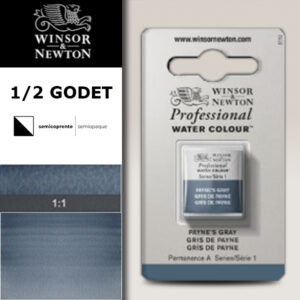 465 - Grigio di Payne 1/2 Godet Acquerello Professional Winsor e Newton