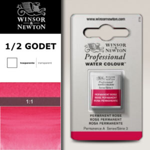 502 - Rosa permanente 1/2 Godet Acquerello Professional Winsor e Newton