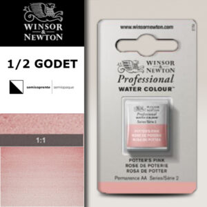 537 - Rosa ceramiche 1/2 Godet Acquerello Professional Winsor e Newton