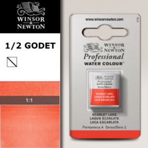 603 - Lacca scarlatta 1/2 Godet Acquerello Professional Winsor e Newton
