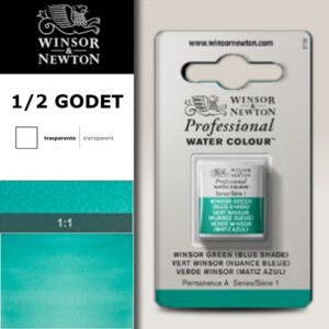 719 - Verde Winsor - Tonalità blu 1/2 Godet Acquerello Professional Winsor e Newton