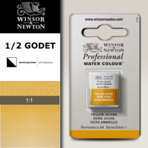 744 - Ocra giallo 1/2 Godet Acquerello Professional Winsor e Newton