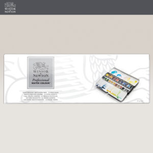 Confezione in Metallo Travel Tin Professional Aquarell 24 Mezzi Godet Winsor e Newton