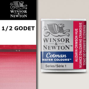 003 - Cremisi d'alizarina imit 1/2 Godet Acquerello Cotman Winsor e Newton